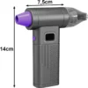 Air duster turbo 2-i-1 – mini fläkt hög hastighet med sugfunktion & 5 hastigheter
