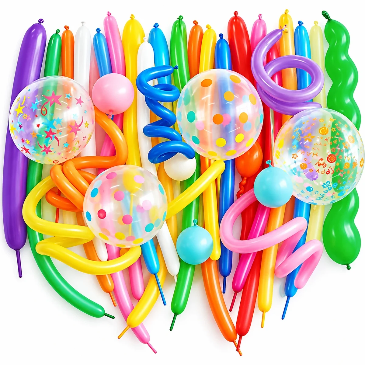 Ballongdekorationsset för Ballongdjur Mix Färg – 32 delar