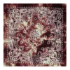 Bandana Tie Dye 55 cm – Brun Paisley Huvudduk Scarf i Bomull