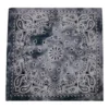 Bandana Tie Dye 55 cm – Grå Paisley Huvudduk Scarf i Bomull