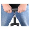 Digital bagagevåg 50 kg med rem, termometer och blå display