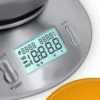 Digital köksvåg med rostfri skål 5kg - silver