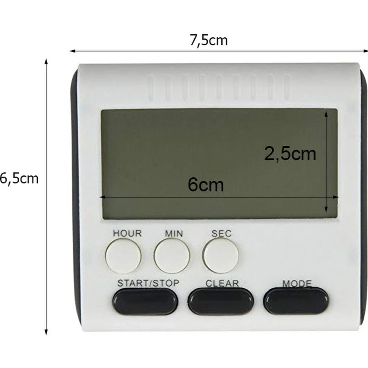 Digital magnetisk kökstimer - elektronisk timer för perfekt matlagning