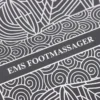 Ems fotmassage fotmatta med elektrostimulering och massageprogram