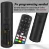 Fjärrkontroll för hisense smart tv – rc-g1618 universal ersättning utan inställning