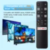 Fjärrkontroll för tcl android smart tv 4k – rc802v fnr1 ersättning (utan röststyrning)