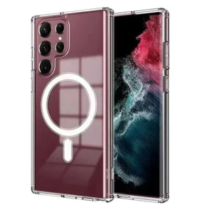 Galaxy S26 Ultra Magnetiskt Mobilskal Magsafe Kompatibel Genomskinligt