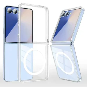 Galaxy Z Flip 7 Magnetiskt Mobilskal Magsafe Kompatibel Genomskinligt