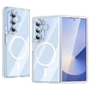 Galaxy Z Fold 7 Magnetiskt Mobilskal Magsafe Kompatibel Genomskinligt