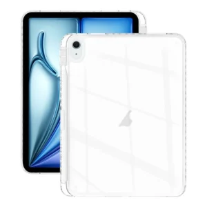 Genomskinligt TPU Skal med Pennfack iPad Air 13" (M2/M3) – Mjukt Skyddsskal