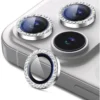 iPhone 17 Pro / 17 Pro Max Linsskydd Kameraskydd Härdat Glas med Strassring Titan