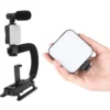 Komplett vlogging kit med stativ, mikrofon & mobilhållare för videoinspelning