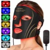 LED-ansiktsmask i Silikon – Rödljusterapi, 7 Ljusfärger, 210 LED, 1200 mAh