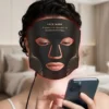 Led-ansiktsmask i silikon – rödljusterapi, 7 ljusfärger, 210 led, 1200 mah