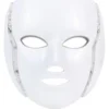 Led-ansiktsmask med halsdel – 7 ljusfärger för ansikte och hals
