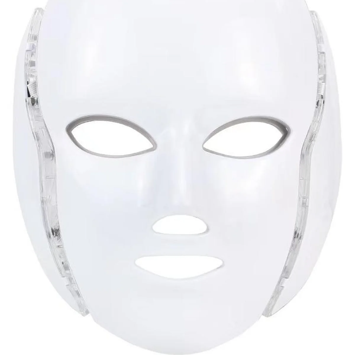 Led-ansiktsmask med halsdel – 7 ljusfärger för ansikte och hals