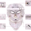 Led-ansiktsmask med halsdel – 7 ljusfärger för ansikte och hals