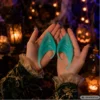 Lysande alvöron | cosplay lösöron alv elf silikon