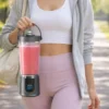 Portabel blender usb 500ml – smoothie blender to go med batteri & led display