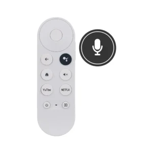 Röstfjärrkontroll för Google Chromecast med Google TV 4K – G9N9N Ersättning