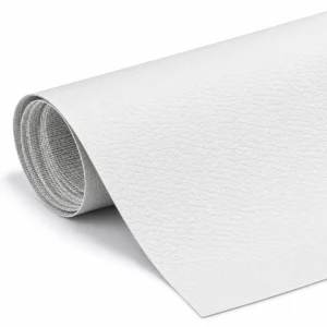Självhäftande Lagningsläder 30 × 200 cm – Vit Konstläder för Soffa & Bilsäte