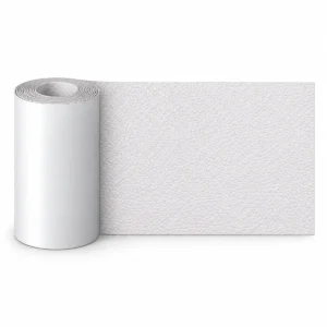 Självhäftande Lagningsläder 7,6 × 152 cm – Vit PU-läder för Soffa & Bilsäte