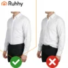 Skjorthållare för herr – justerbara shirt stays / skjorthängslen svarta
