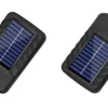 Solcellsdriven led gatulampa med rörelse- och skymningssensor + fjärrkontroll