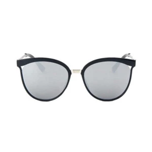 Retro Solglasögon Svart Spegelglas