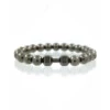 Handgjort Hantel Armband Gunmetal M. Pläterade Kopparkulor