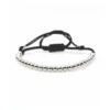 Elegant Och Stilrent Armband Lux Macrame Kopparkulor (silver)