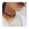 Trendigt Halsband Choker Minimalistic Casual Rep Svart/guld