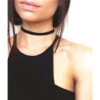 Trendigt Halsband Choker Minimalistic Casual Band Svart