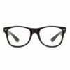Svarta wayfarer glasögon klarglas klart glas utan styrka