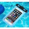 Vattentät fodral väska för mobiltelefon universal mobilväska (vit)