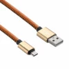 Läder android laddkabel usb micro usb nyckelring