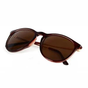 Retro Solglasögon Brun Brunt Glas