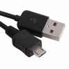 Android laddkabel usb micro usb spiralkabel (svart)