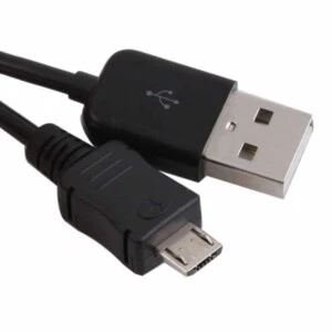Android Laddkabel Usb Micro Usb Spiralkabel (svart)