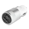 Universal Billaddare Med Dubbla Usb 3.1a Silver Mobilladdare Bil