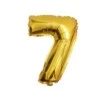 Enorma Sifferballonger I Guld För Födelsedag Fest 102cm - 7