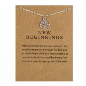 Gåvohalsband Silver Förändring/change Kedja Hänge