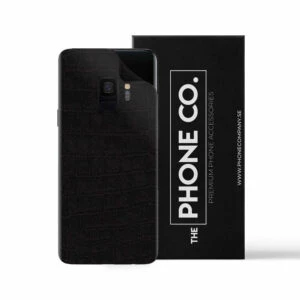 Galaxy S9 Krokodilskinn Vinyl Skin Wrap Baksida