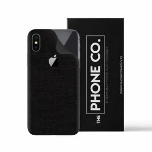 Iphone X Krokodilskinn Vinyl Skin Wrap Baksida