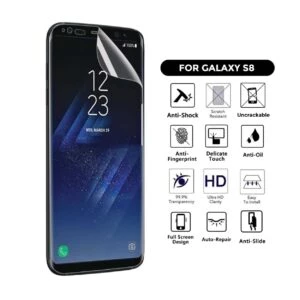 Heltäckande Galaxy S8 Skärmskydd Nanoedge Skyddsplast