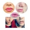 2-pack svart fake piercing öron läpp näsring septum läppring