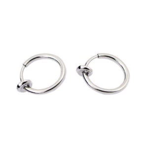2-pack Silver Fake Piercing Öron Läpp Näsring Septum Läppring
