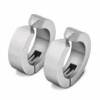 2-pack Silver Fake Piercing Öron Stor Ring Örhänge Fakepiercing