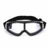 Svarta Skidglasögon Klart Glas Goggles Mc Mx Mopedglasögon