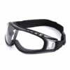 Svarta skidglasögon klart glas goggles mc mx mopedglasögon